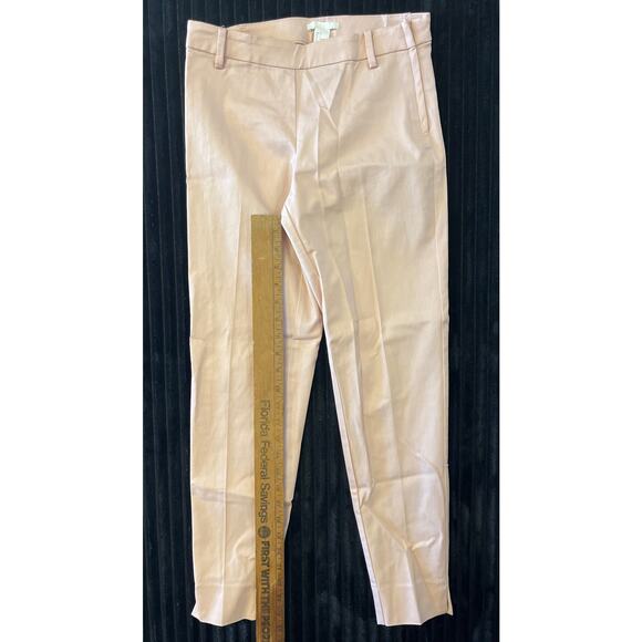 H&M Pink Women's Size 4 Pink Side Zip Trouser Professional Business Classy - Picture 4 of 4